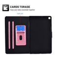 thumbnail image 4 of Galaxy Tab A 10.1 2019 Case, Dteck Glitter Sparkle PU Leather Folio Case Multi-angle Viewing Stand Protective Cover with Card Slots for Samsung Galaxy Tab A 10.1 2019 Model sm-T510 T515, Pink, 4 of 6
