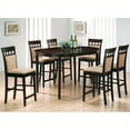 thumbnail image 3 of Coaster Upholstered Microfiber Counter Height Stools in Tan, 3 of 3