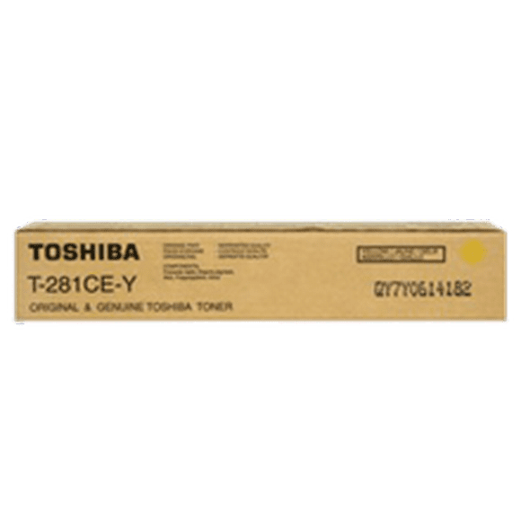 ~Brand New Original TOSHIBA T281CY Laser Toner Cartridge Yellow for Toshiba E-Studio 351C