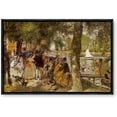 thumbnail image 1 of IDEA4WALL Framed Canvas Wall Art for Living Room, Bedroom La Grenouillere by Pierre-Auguste Renoir Canvas Prints for Modern Home Decoration Ready to Hang, 1 of 4