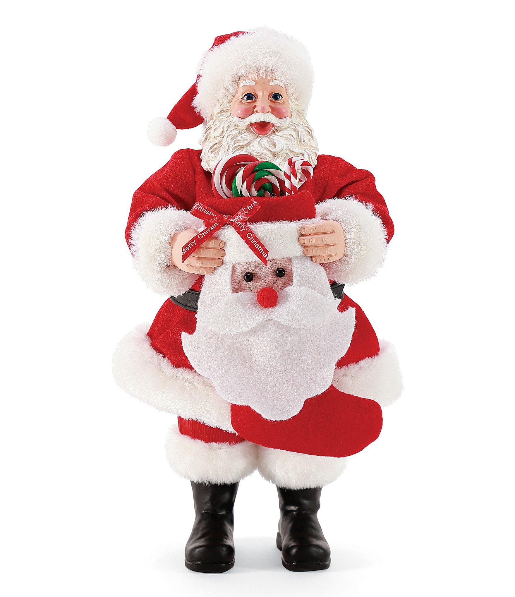 Department 56 Possible Dreams 'Santa Final Touches' Lit Figurine - 10.5", Battery Operated