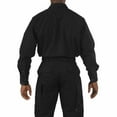 thumbnail image 2 of 5.11 Work Gear Taclite Polyester-Cotton Ripstop Fabric TDU Long Sleeve Shirt, Black, Large, Style 72054, 2 of 3