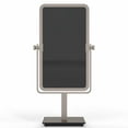 thumbnail image 2 of Aptations Rectangular Standing Mirror (10" x 6") - 1X & 3X Magnification | Double-Sided Portable Vanity Mirror | Decorative Makeup Mirror for Bedroom & Bathroom (Brushed Nickel), 2 of 7