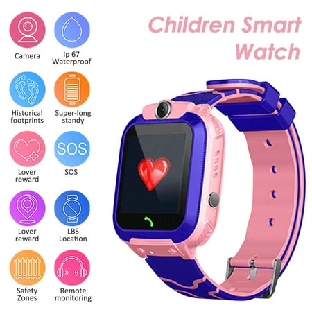 S12A Multifunctional Kids Children Smart Watch Tracker Intelligent Band Sensitive 1.44