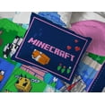 thumbnail image 1 of Jay Franco Minecraft) Minecraft Ensemble de Lit Complet 7 Pcs avec Motif Animal - Comprend une Couette et un Ensemble de Draps - Microfibre Ultra Douce Résistante à la Décoloration (Produit Officiel, 1 of 6