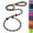 Black, variant on lynxking Slip Lead Dog Leash Reflective, Heavy Duty Comfortable Strong Rope for Large Medium Small Dogs No Pull Pet Training