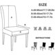 thumbnail image 3 of 4 Pack Dining Chair Ipcovers Stretch Removable Washable, 3 of 3
