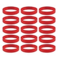 thumbnail image 1 of 15 Piezas Paquete de Silicona de Goma de Moda Sunnimix Rojo Pulsera de silicona, 1 of 7