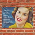 thumbnail image 2 of No One Wants to Hear About Your Diet Just Eat Your Salad and Be Sad Funny Humor Home Business Office Sign, 2 of 4