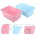 thumbnail image 3 of 2 piezas Caja organizadora de objetos pequeños Caja de juguetes de plástico Rectangle Box de almacenamiento de plástico para la oficina en casa, 3 of 7