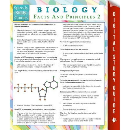 Biology Facts And Principles 2 (Speedy Study Guides) -