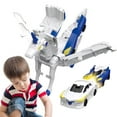 thumbnail image 6 of Car Transform Figurines Transforming Car Toy Ultimate Transforming Car Toy (Blue), 6 of 10