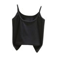 thumbnail image 3 of Jinhomg Cami Tank Top for Women Spaghetti Strap Undershirt Casual Summer Camisole Thermal Underwear Tops Dark Gray L, 3 of 7