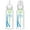 2-Pack, 8oz, Clear, variant on Dr. Brown’s Natural Flow Anti-Colic Options+ Narrow Baby Bottle, Pink, 8oz, Slow Flow, 0m+, 1 Pack