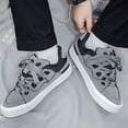 thumbnail image 3 of CHICVOMEY Retro Platform Sneakers for Women Fashion Sneakers Non-Slip Casual Lace Up Trendy Shoes Walking Shoes, 3 of 5