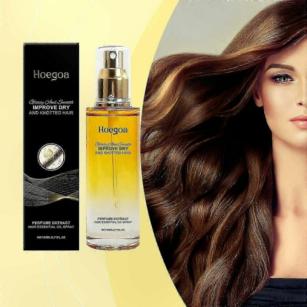 Hydrating Oil Treatment for Dry and Frizzy Hair, Smoothing Solution for Shine and Split Ends, Heat Defense and Styling Support