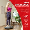 thumbnail image 6 of Sunny Health & Fitness 3D Vibration Plate Exercise Machine for Full-Body Toning with 16 Speed Levels, 3 Vibration Modes & Resistance Bands – SF-VP822057, 6 of 8