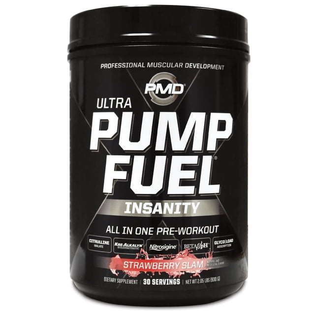 Mezcla de bebidas para antes del entrenamiento PMD Sports Ultra Pump Fuel Insanity