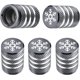 thumbnail image 1 of Tapa de vástago de válvula de neumático – (paquete de 5) tapa de aire de neumático de metal con revestimiento de plástico resistente a la corrosión a prueba de fugas bandera americana para coche camió, 1 of 4