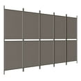 thumbnail image 2 of vidaXL Room Divider Folding Partition Privacy Screen for Home Office Fabric, 2 of 224