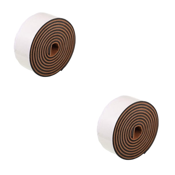 Eigraketly Alfombrilla para suelo marino, teca sintética, espuma EVA, lámina para cubierta de barco, alfombra, lancha a motor, RV, piezas para Marrón Negro 240 CM * 5.8 CM * 0.6 CM 2piezas