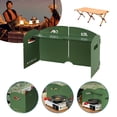 thumbnail image 6 of Yucurem Foldable Camping Gas Stove Windshield Portable for Picnic Bbq Camping Kitchen Utensils (Army Green), 6 of 10