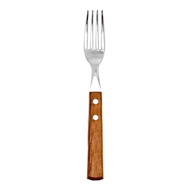 Tenedor de Acero Dynami con Mango de Madera
