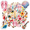 3A-50pcs, variant on 35pcs-100pcs Colorful Stationery Stickers Tropical DIY Stickers Beach Kids Stickers Toy for Suitcase Phone Laptop