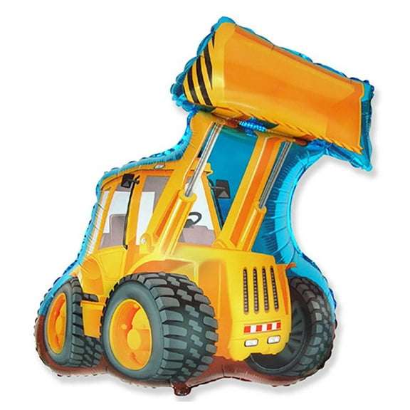 32 inch Excavator Foil Mylar Balloon - Party Supplies Decorations