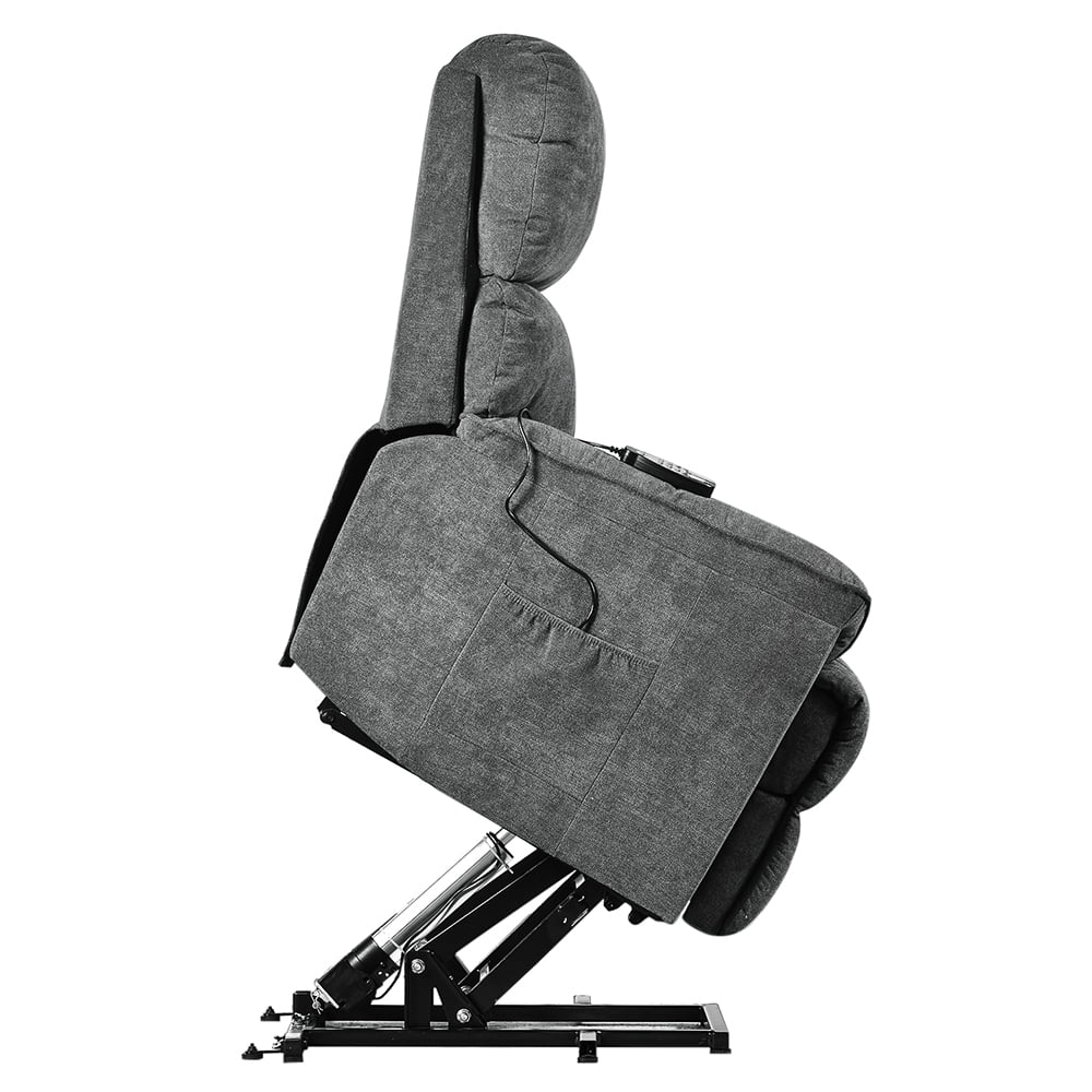 Kepooman Power Lift Recliner Chair, Soft Fabric Upholstery Sofa Chair with Remote for Living Room Kepooman Power Lift Recliner Chair, Soft Fabric Upholstery Sofa Chair with Remote for Living Room