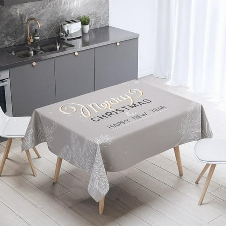 

Xmarks Christmas Tablecloth Merry Christmas Table Cloth Xmas Tablecloths for Dining Kitchen Winter Holiday