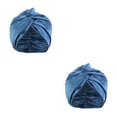 thumbnail image 3 of Guardoinrt Bonnet de Protection Capillaire Grand Application Ligne Lisse Confortable Bonnet de Sommeil en Soie Bonnet de Sommeil Bleu 2Ensemble, 3 of 6