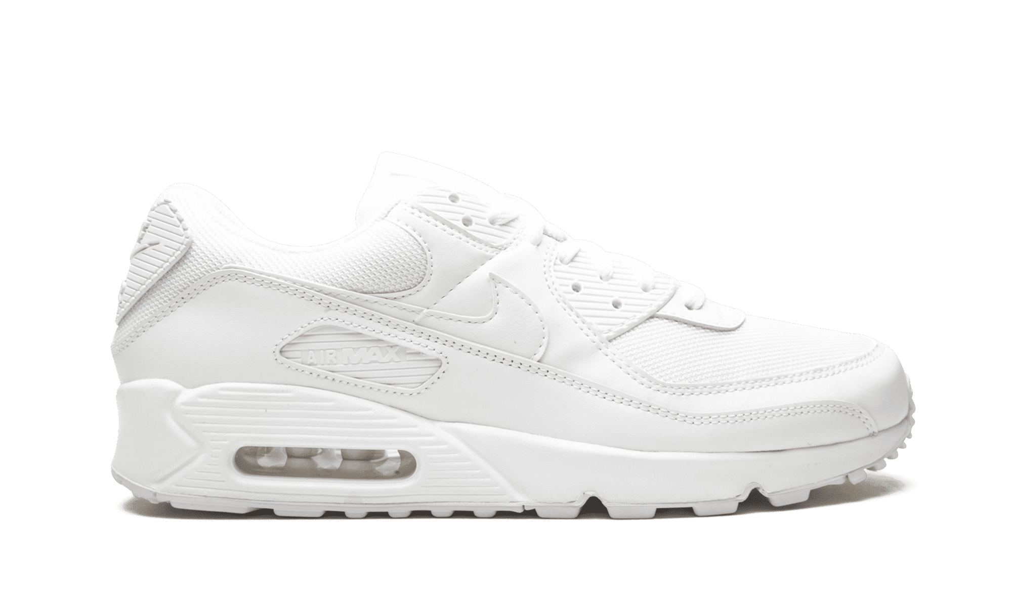 NIKE MENS Air Max 90 "Triple White" CN8490 100 from Stadium Goods