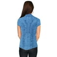 thumbnail image 2 of Scully Women's Cantina Celia Cap Sleeve Peruvian Cotton Blouse, Dark Blue, XX-Large, 2 of 2