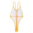 thumbnail image 3 of Sngxgn Bathing Suit for Women Tummy Control High Cut Swimsuit Womens Swim Suit(Yellow,L), 3 of 8