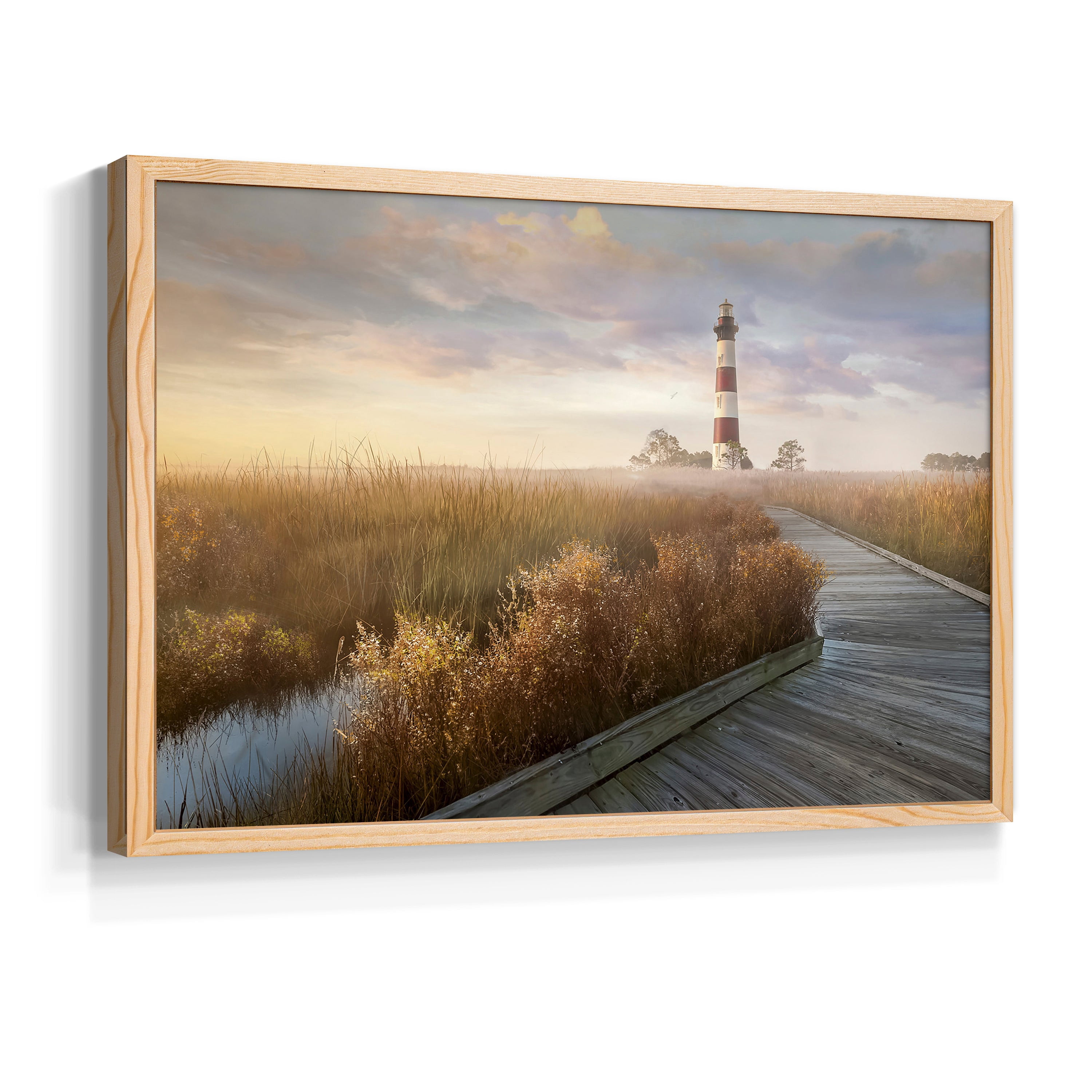 Private Path I by Mike Calascibetta - Restickable Framed Giclée Print