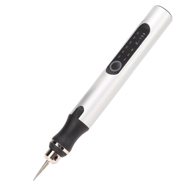 Engraving Tool Kit, 8W 3.6V Metal Plastic Type C Fast Chargable Micro Engraver Overload Indicators Automatic Power Off Portable Electric Engraving Pen Engraving Machine For Leather