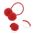 thumbnail image 3 of Unique Bargains 1 Pc Children Pompon Hair Elastic Band Red, 3 of 5