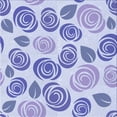 thumbnail image 1 of Ahgly Company Machine Washable Indoor Square Transitional Heavenly Blue Area Rugs, 6' Square, 1 of 7