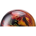 thumbnail image 2 of Brunswick Rhino Reactive PRE-DRILLED Bowling Ball- Red/Black/Gold Pearl (10lbs), 2 of 4