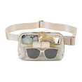 thumbnail image 2 of NIBOLOG Clear Fanny Pack Belt Bag Large Capacity Water-Resistant Zipper Closure Stadium Approved Transparent Waist Bag, 2 of 8