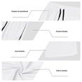 thumbnail image 5 of Zysthvn Straight Leg Mens Athletic Pants Fall Workout Mens Trousers Drawstring Elastic Waist with Pockets Solid Quick Dry Pants, 5 of 9