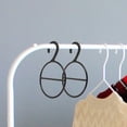 thumbnail image 4 of Miangastore 12pcs Scarf Hanger Multifunctional Scarf Belt Tie Display Slots Holder Organizer, 4 of 8