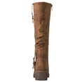 thumbnail image 5 of GLOBALWIN Women's Chunky Heel Camel Knee High Riding Boots 8M, 5 of 7