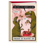 Hallmark Shoebox Funny Valentines Day Card (Dinosaurs on Valentines Day)