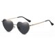 thumbnail image 1 of Heart Sunglasses Women Polarized Metal Frame Trendy Cute Heart Shaped Sunglasses Uv400 Protection, 1 of 5