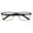 Black, variant on Men Premium Rectangle Metal - Plastic Temple Extra Large Reader - 152mm Wide Frame Reading Glasses Anti-Blue UV +1.50