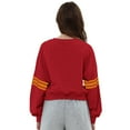 thumbnail image 3 of Amazhiyu Women’s Printed Hoodie Drop Shoulder Pullover Long Sleeve Crew Neck Hoodie, 3 of 11