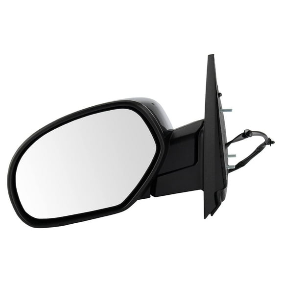 TRQ Side View Mirror Power Heated Chrome Cap Driver Left LH for Chevy GMC MRA06211 Fits select: 2007-2013 CHEVROLET SILVERADO, 2007-2013 CHEVROLET TAHOE