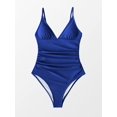 thumbnail image 5 of Women's One Piece Swimsuit Tummy Control V Neck Bathing Suits, 5 of 12